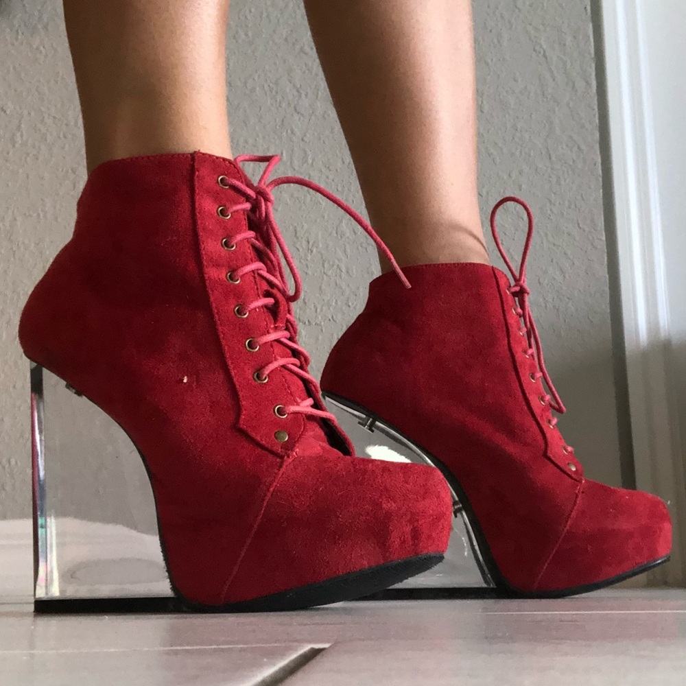 Red Suede Boot